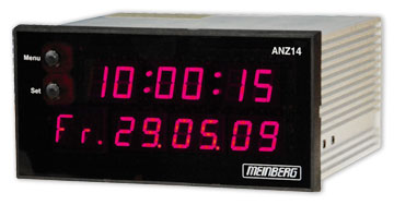 NTP Display ANZ14NET - Time and Date Display with NTP synchronised Reference