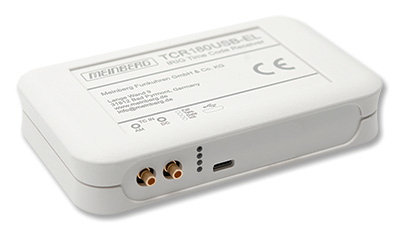 The TCR180USB-EL is a perfect alternative for synchronizing computer systems or checking the output of an IRIG generator when no PCI slot or serial port is available