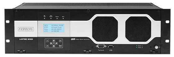 The IMS LANTIME M3000 is a field upgradeable and extremely flexible system that covers your synchronisation needs – today and in the future.