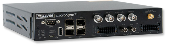Meinberg’s microSync<sup>HR</sup> is a compact and feature-rich synchronisation device and offers a high level of efficiency and flexibility. It can be deployed in a large range of different industries and applications.