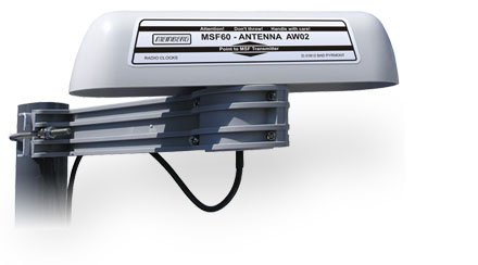 Long Wave Outdoor Antenna AW02-60 for all Meinberg MSF and WWVB long wave radio receivers.